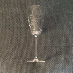 Kate Spade Lenox  Etched Wine Glass